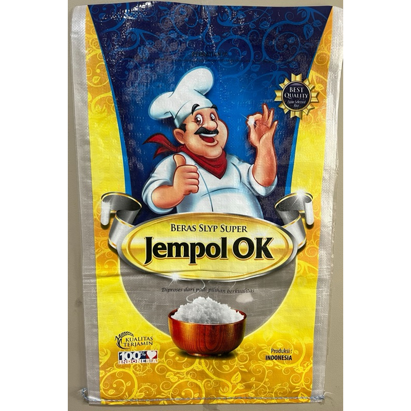 

Karung Laminasi Jempol OK Beras Super Karung Beras cetak Gambar TOP TERMURAH JAKARTA Instant Sameday COD 5kg 10kg 20kg 25kg