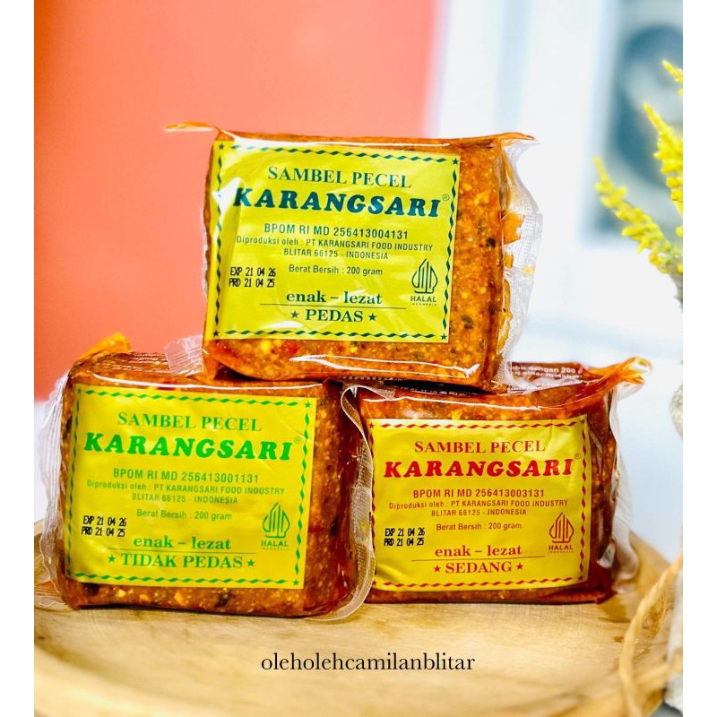 

sambel pecel karangsari 200gr