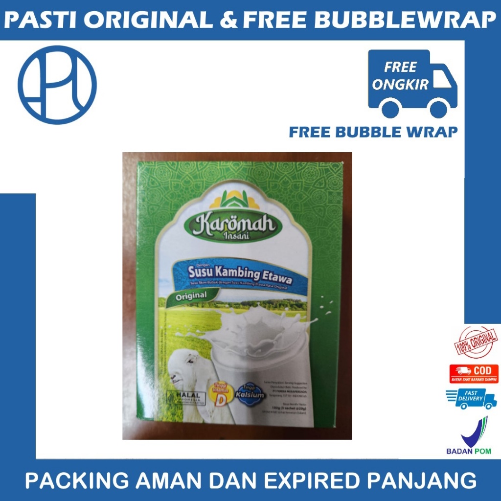 

KAROMAH INSANI SUSU KAMBING ETAWA BOX ISI 5 SACHET