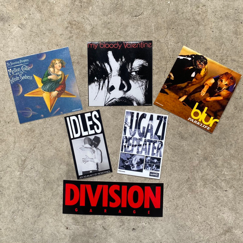 

Sticker Pack Band Idles Smashing Pumpkins Blur