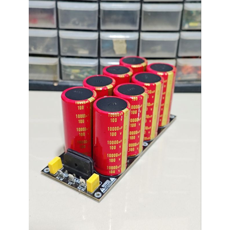 Psu 8 elco 10000uf 100v nichicon red