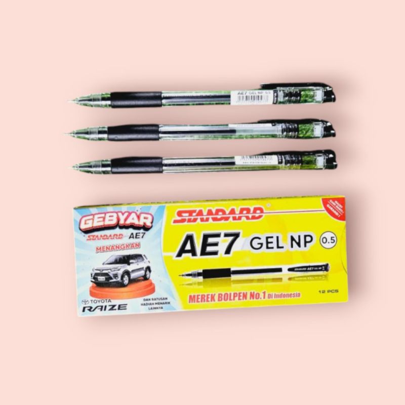 

Standard - Pulpen AE7 Gel NP 0.5 (Alat Tulis / Pen / Ballpoint / Pena)
