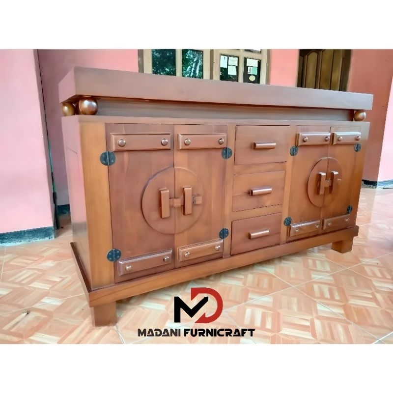 BUFET KOBOI BUFET KABINET MEJA TV MINIMALIS