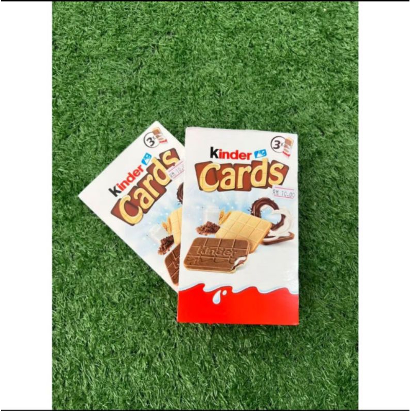 

KINDER CARD CRUNCHY BISCUIT CHOCOLATE FILLING ISI 3 X 76G