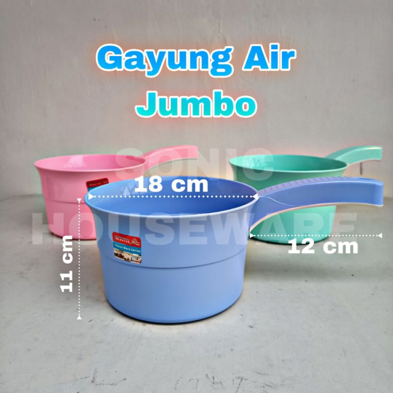 Gayung Air Gayung Mandi Jumbo Dewasa Centong Martabak Manis Wadah Scoop Ciduk Siwur Air Banyu Alat K