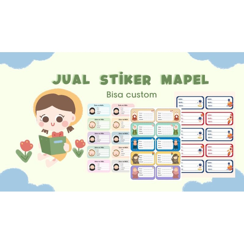 

Stiker Nama Mata Pelajaran