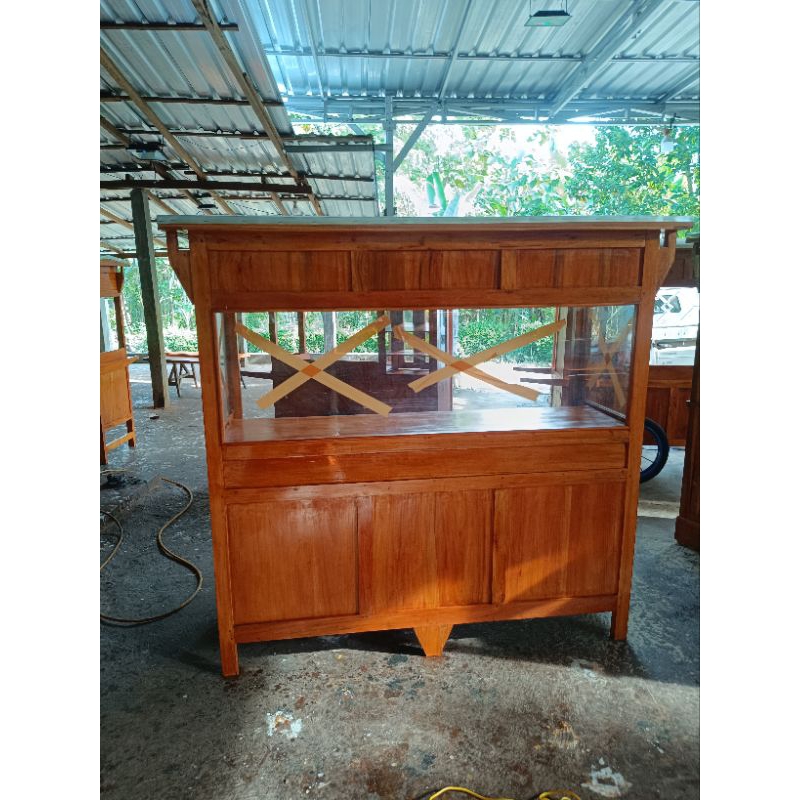 gerobak nasi padang full kaca free ongkir