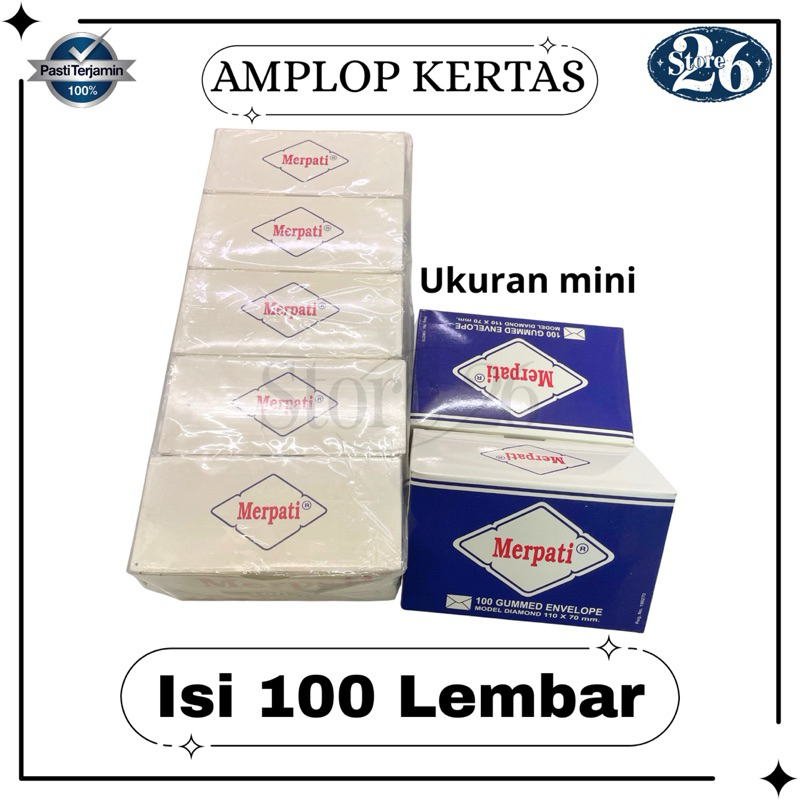 

Amplop Kertas Mini Merpati