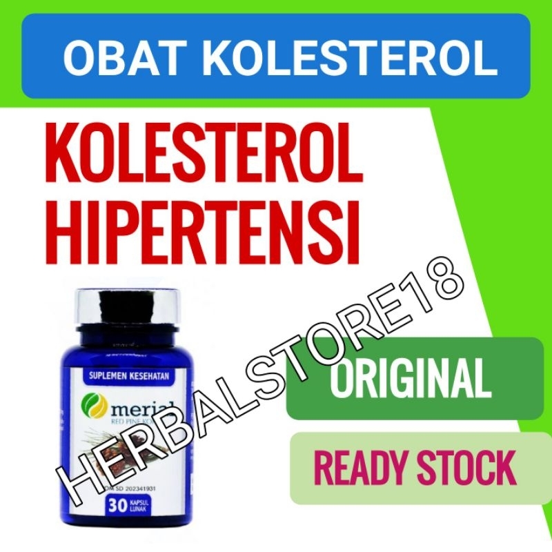 Obat Kolesterol Merial Red Pine Korea  Asli Original Obat Kolesterol Produk Resmi Bpom