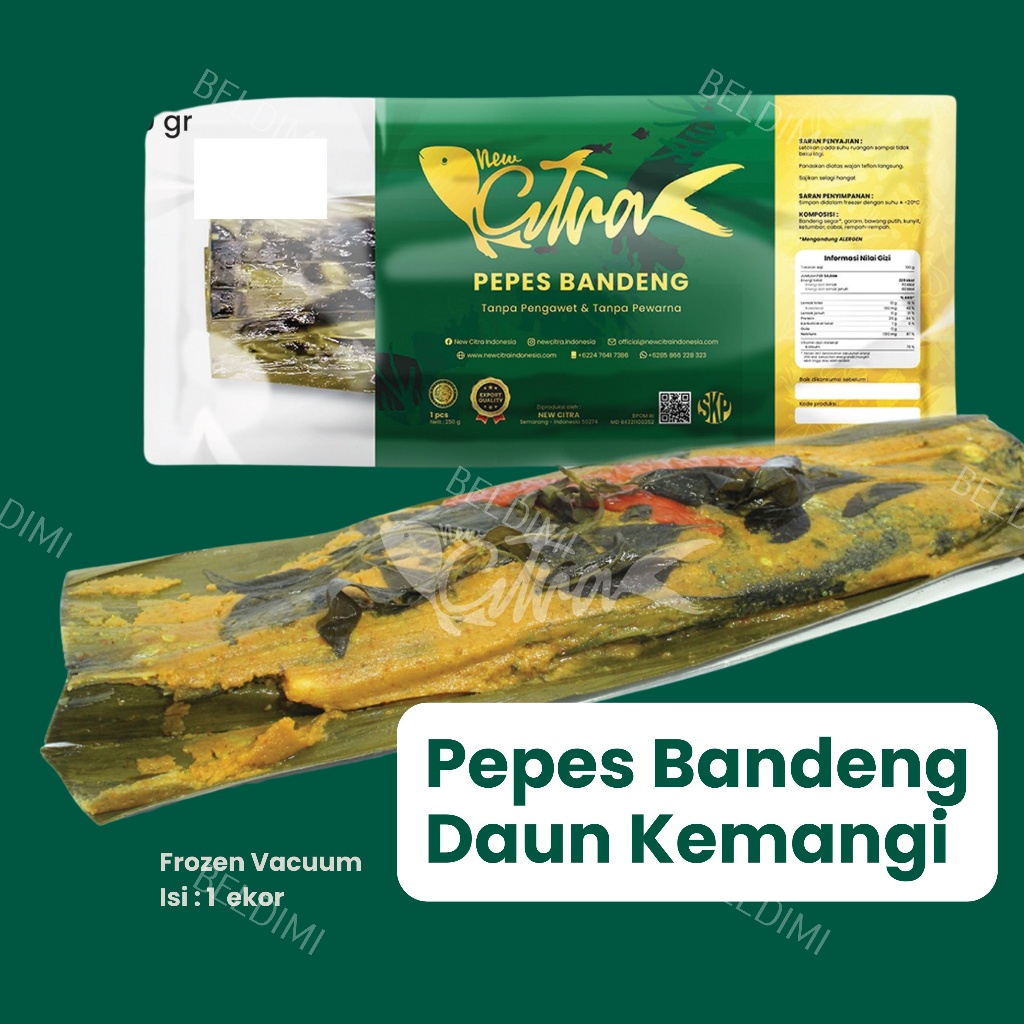 

Pepes Bandeng Presto Daun Kemangi New Citra - ASLI