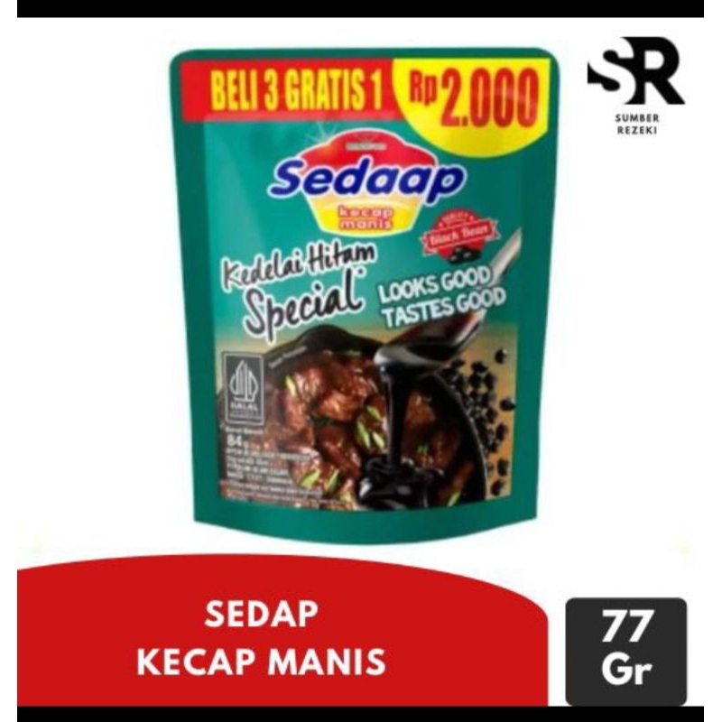 

kecap sedap kemasan refil 77gr