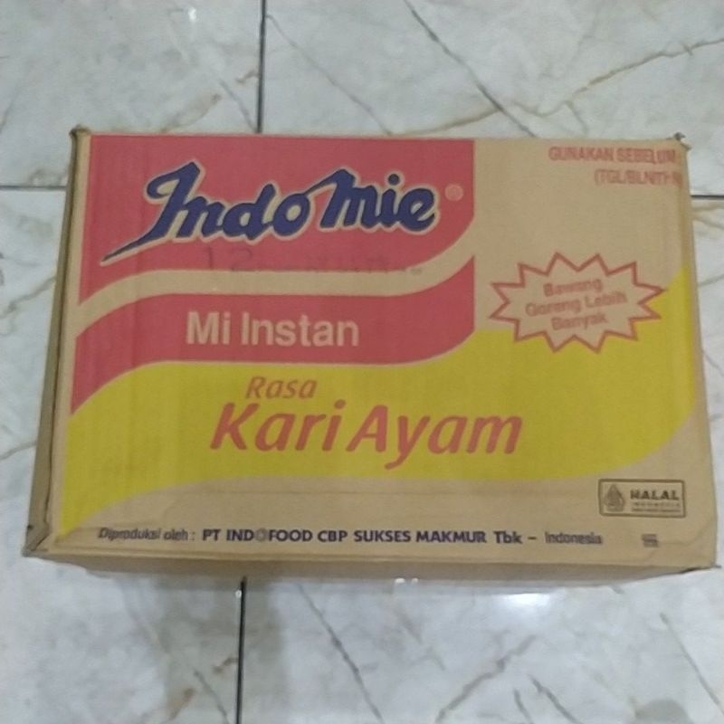 

Indomie Kari Ayam 1 Dus