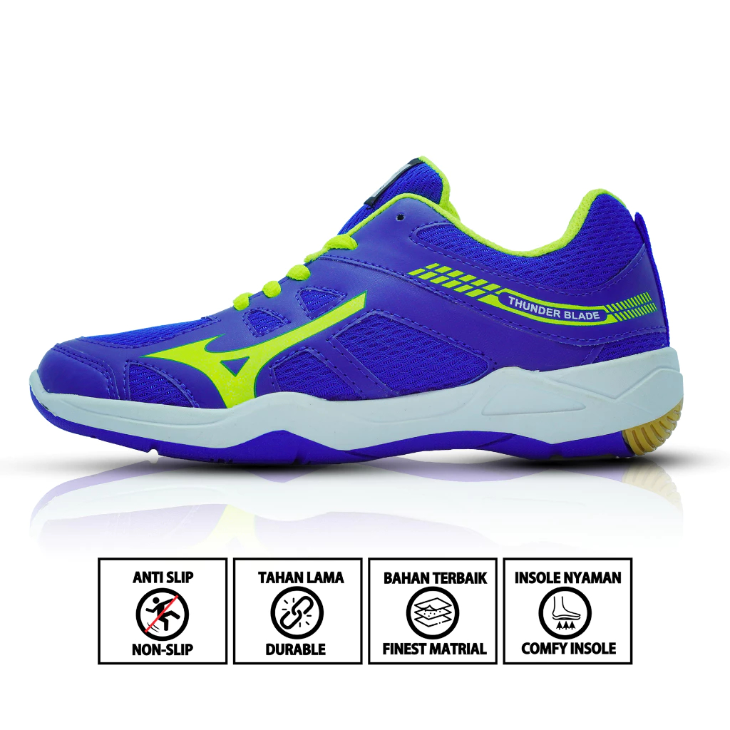 Sepatu Olahraga Voli Pria Mizuno Thunderblade / Sepatu Voli Mizuno Ukuran 39-44
