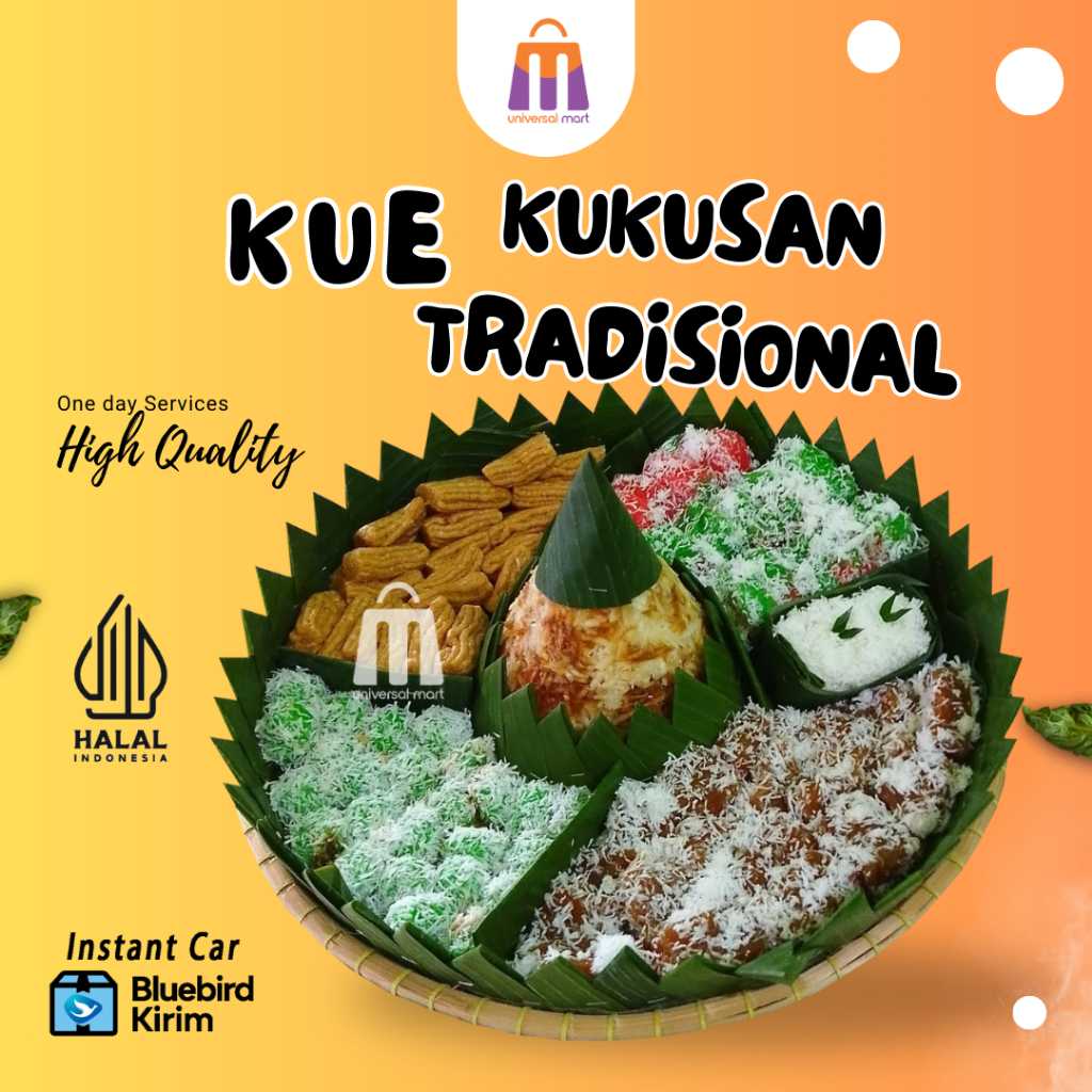 

Kue Kukusan Tradisional Porsi bervariasi