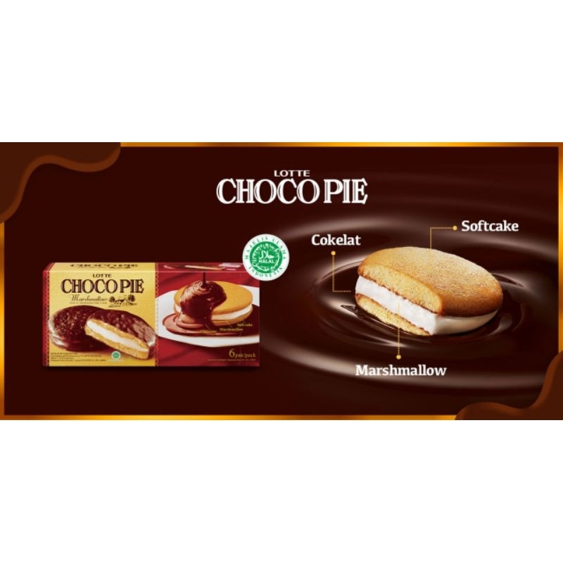 

Chocopie | Lotte Chocopie | Kue Marsmallow
