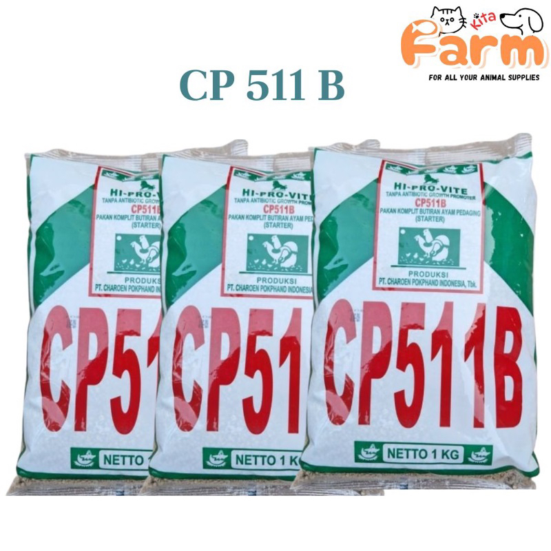 Glaciaamart Pakan Ayam Kemasan Voer / Pur Cp511B 1 Kg