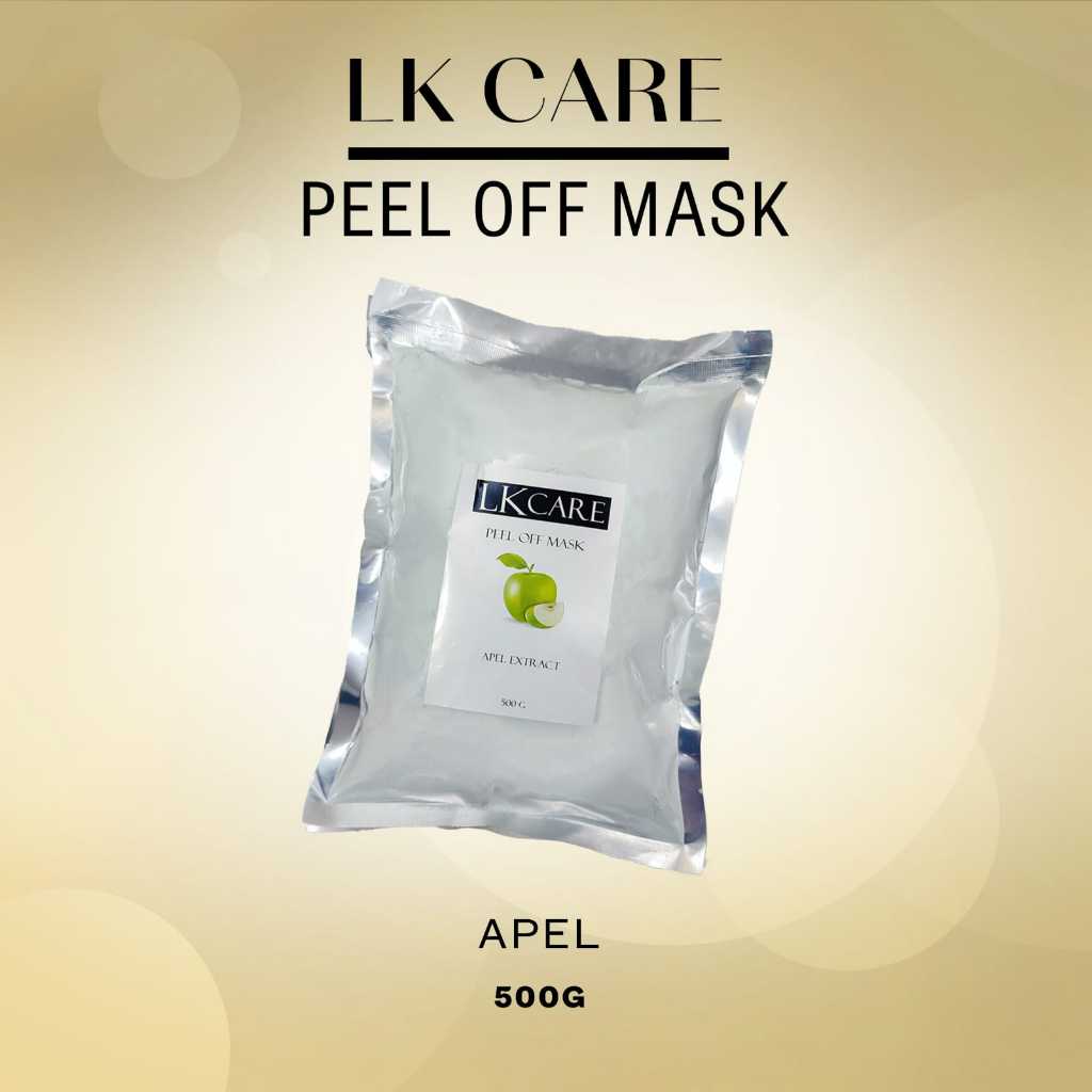 LKCARE MASKER PEEL OFF 500GR APEL SEMANGKA PEACH ANGGUR STRAWBERRY