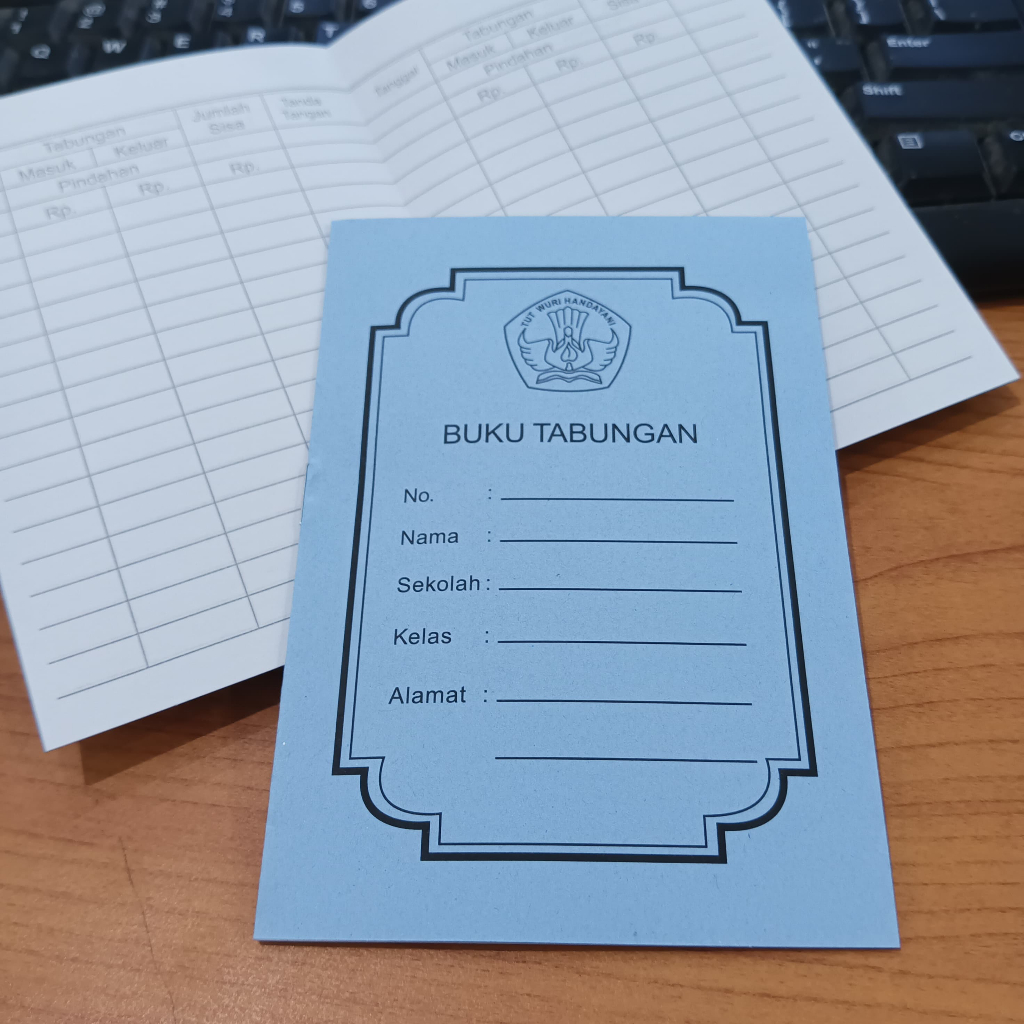

BUKU TABUNGAN / BUKU KEUANGAN SEKOLAH POLOS KECIL MURAH