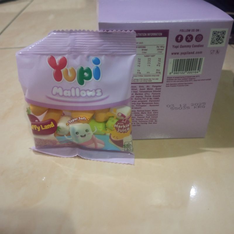 

YUPI MALLOWS SUPER SOFT WITH MARKISA JUICE