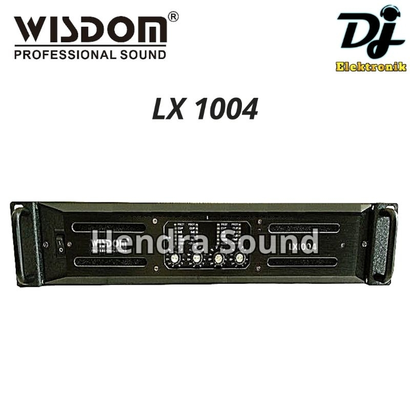 WISDOM ● LX 1004 / LX1004 - Power Amplifier (4 channel)
