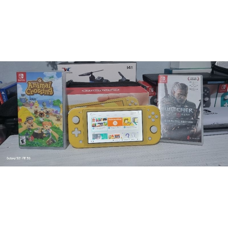 Nintendo Switch Lite OFW Bonus Animal Crossing dan The Witcher 3