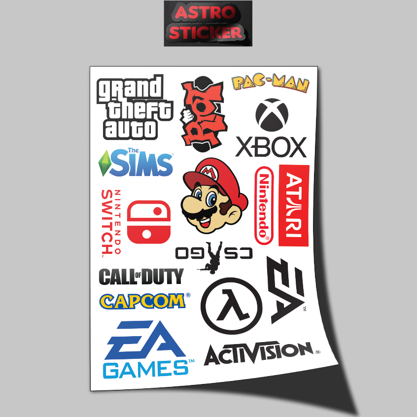 

STICKER AESTETIC 16 PC GAME HYPEBEAST FOR TUMBLER, CASING HP, PC, CASING LAPTOP, COVER BUKU, MOTOR, MOBIL, LEMARI, JENDELA, CERMIN