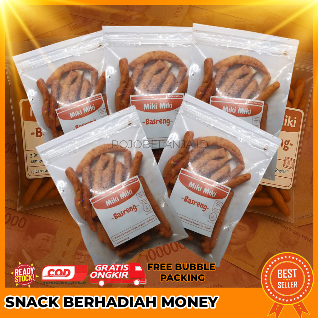 

Basreng Miki Miki 50 Gram – Pedas Gurih & Berhadiah Uang Tunai hingga 1 Juta Rupiah!