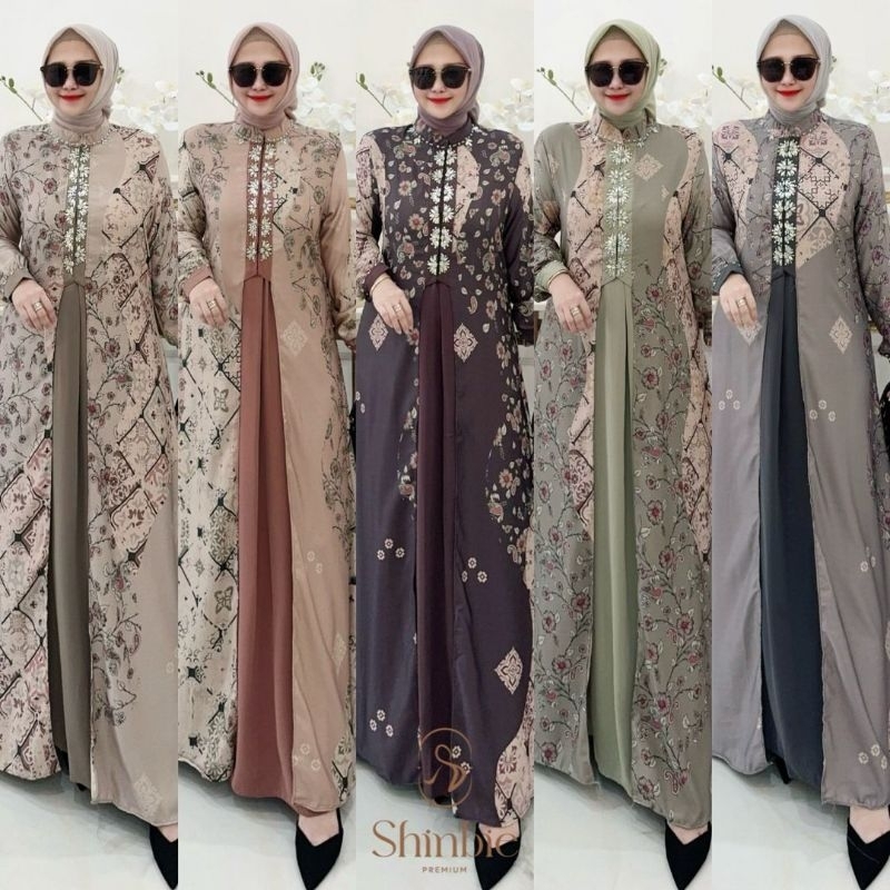 AIRIN DRESS vol 5 6 BY SHINBIE / GAMIS SET OUTER BATIK
