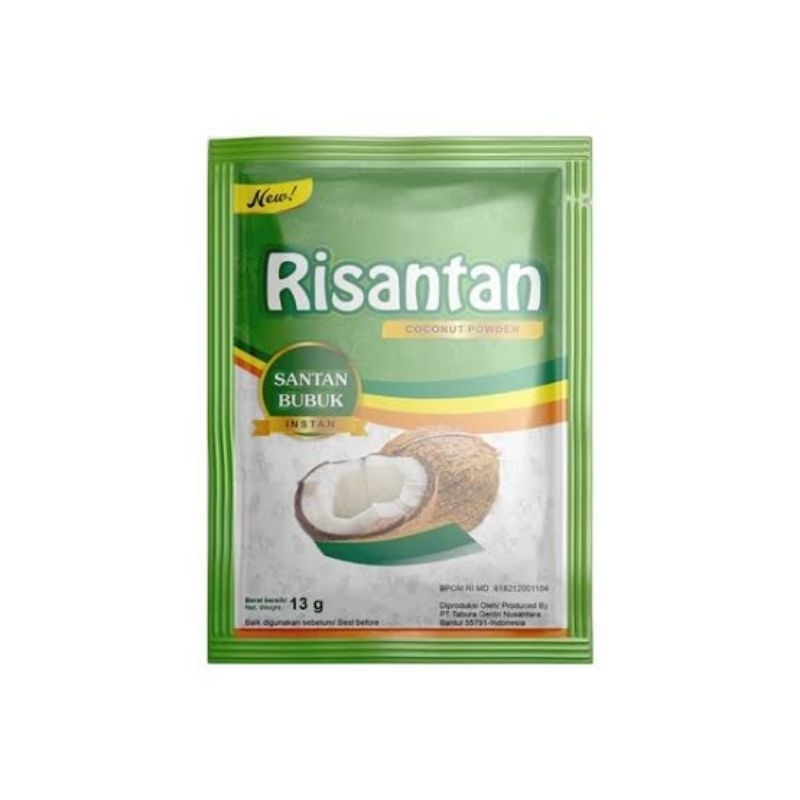 

ECER RISANTAN SANTAN BUBUK INSTAN MURAH NETTO 13 GR