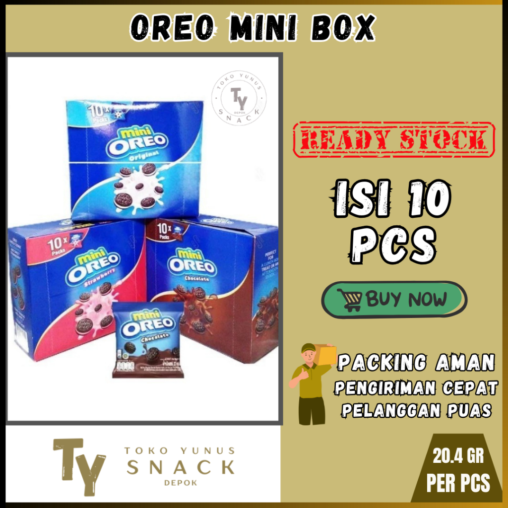 

OREO MINI BOX ALL VARIANT ISI 10 PCS @20.4GR