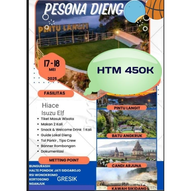 Dieng Tour Trip Mepo Surabaya Sidoarjo Gresik