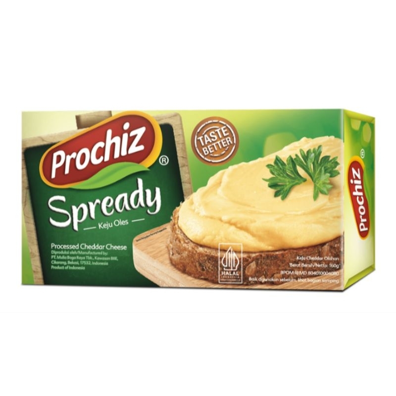 

Prochiz keju cheedar oles cream spredy 160 gram