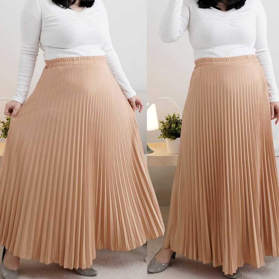 Bisa Cod Rok Plisket Payung Jumbo  Rok Payung Jumbo  Rok Payung  Rok Jumbo
