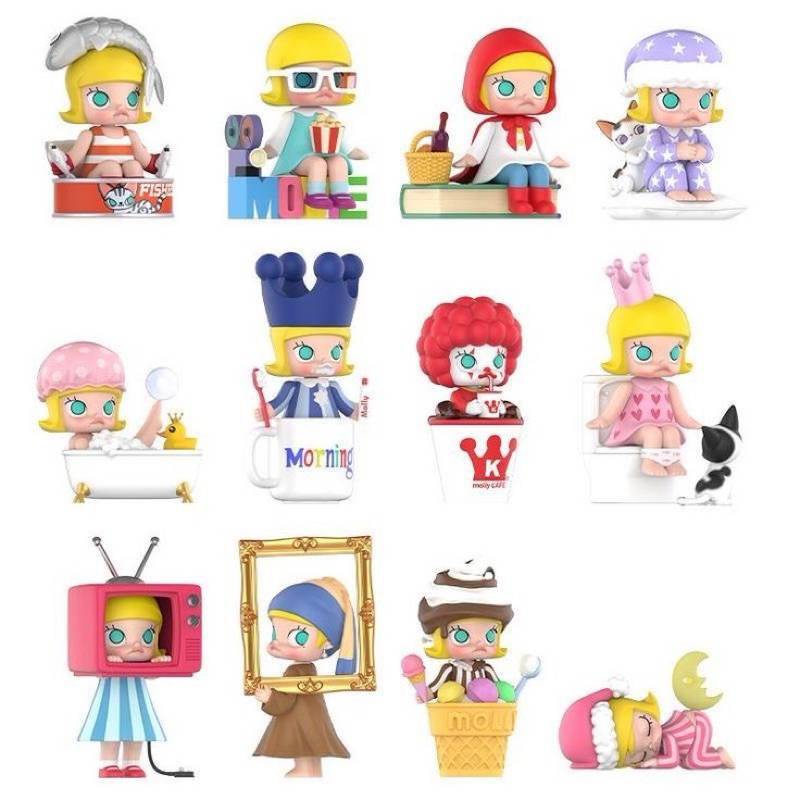 

50 PCS Stiker Molly Pop Mart free 7 random stiker laptop anti luntur