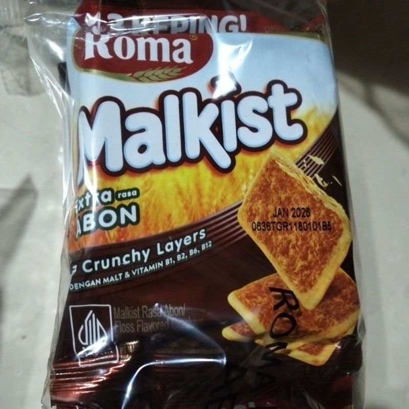 

Roma Malkist renceng isi 10 bungkus