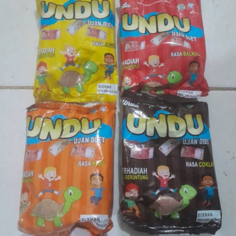 

Chiki undu Snack berhadiah / 1 renceng isi 10 bungkus