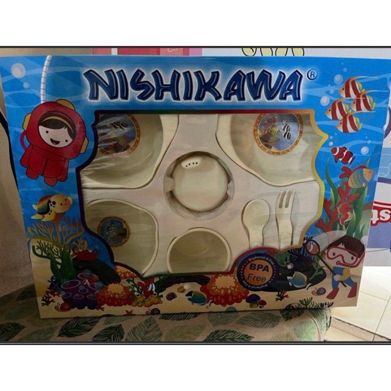 Feeding Set NISHIKAWA alat makan bayi