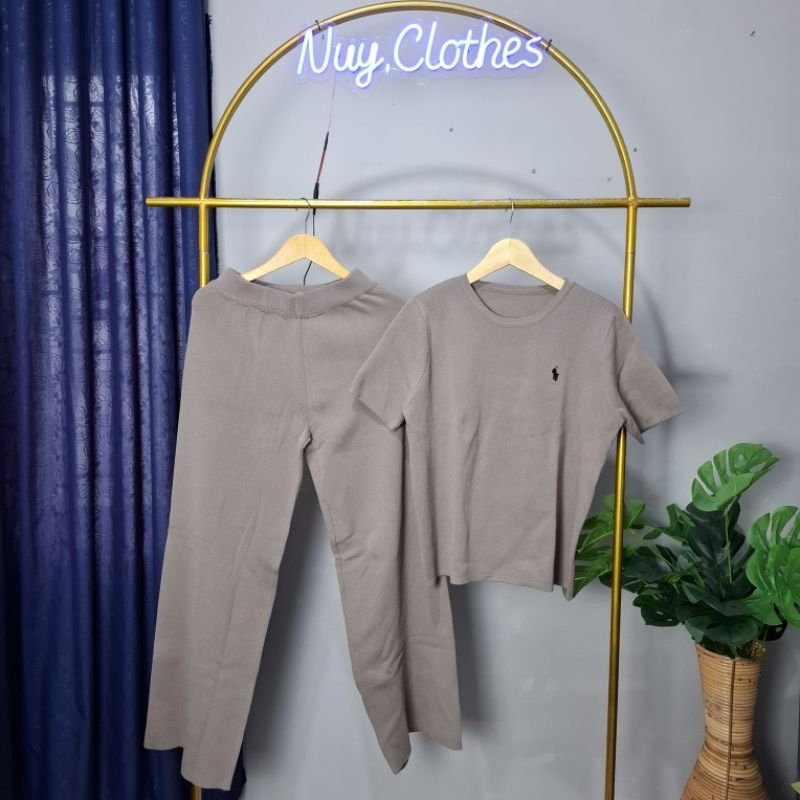 Rajut Bangkok / Setelan Celana Rajut Bangkok / Setelan Celana Kulot Rajut Bangkok / Setelan Celana B