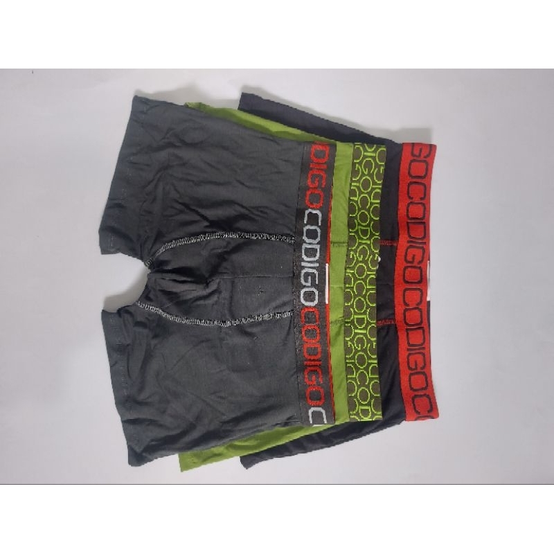 CODIGO - CELANA DALAM PRIA BOXER ISI 3 PCS