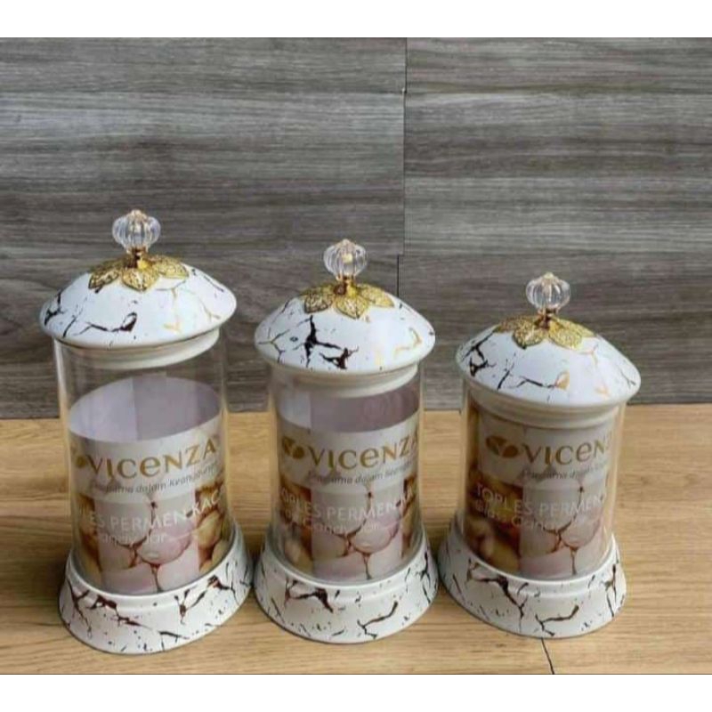 Toples vicenza marble putih