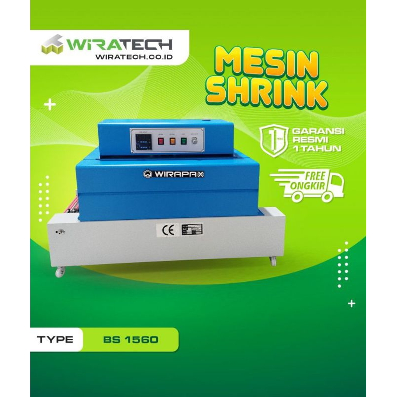 Mesin Shrink Tunnel Wirapax BS-1526