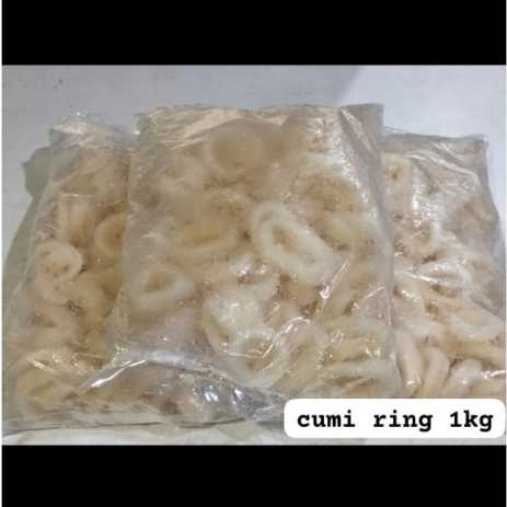

Cumi Ring Calamari Beku Frozen kemasan 1 kg