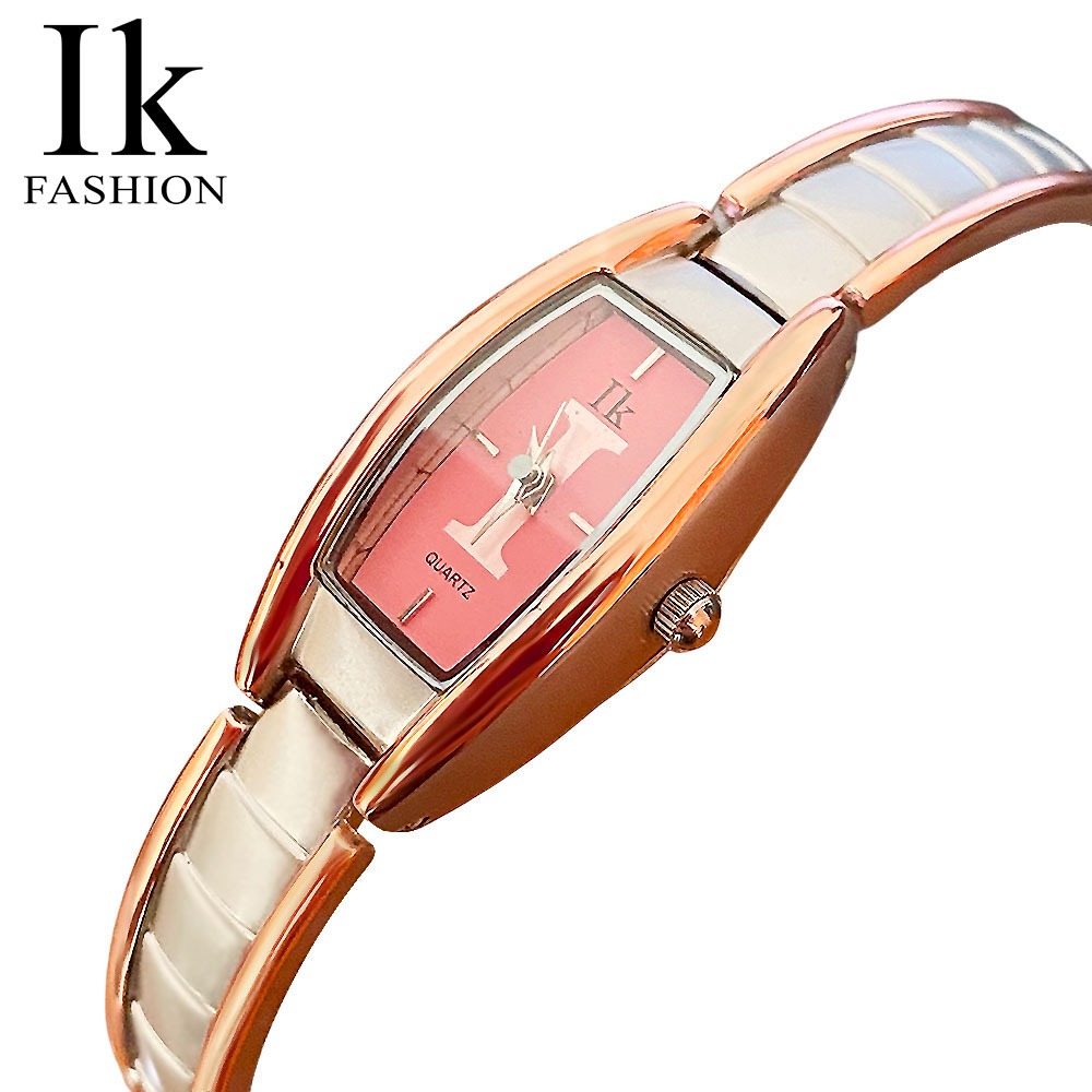 Jam Tangan Wanita Anggun Fashion Elegan IK 1045 Analog + Box