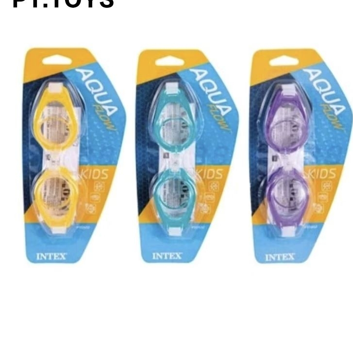 INTEX Kacamata Berenang Anak UV 55602 Kacamata renang anak Intex Aqua flow Kacamata renang murah int