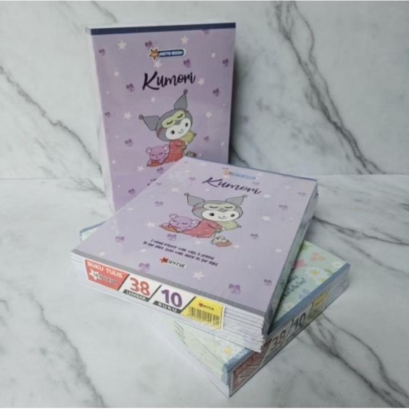 

Buku tulis 38 lembar 10 buku newstar kuromi melody ukuran buku kwarto