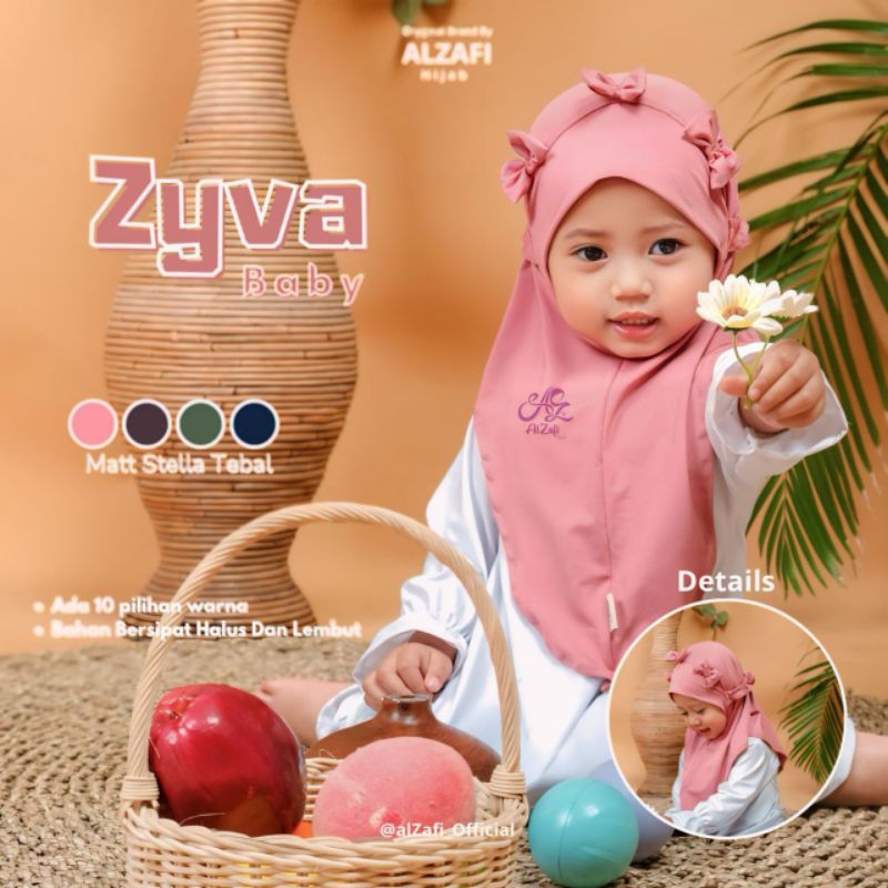Hijab Zyva Baby - Hijab Baby By Alzafi Hijab