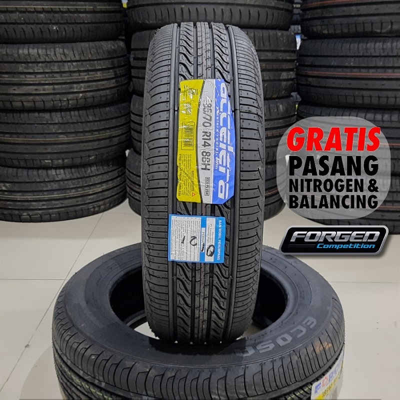 BAN STANDAR MOBIL AVANZA XENIA EVALIA UKURAN 185 70 R14 MERK ACCELERA ECO PLUSH