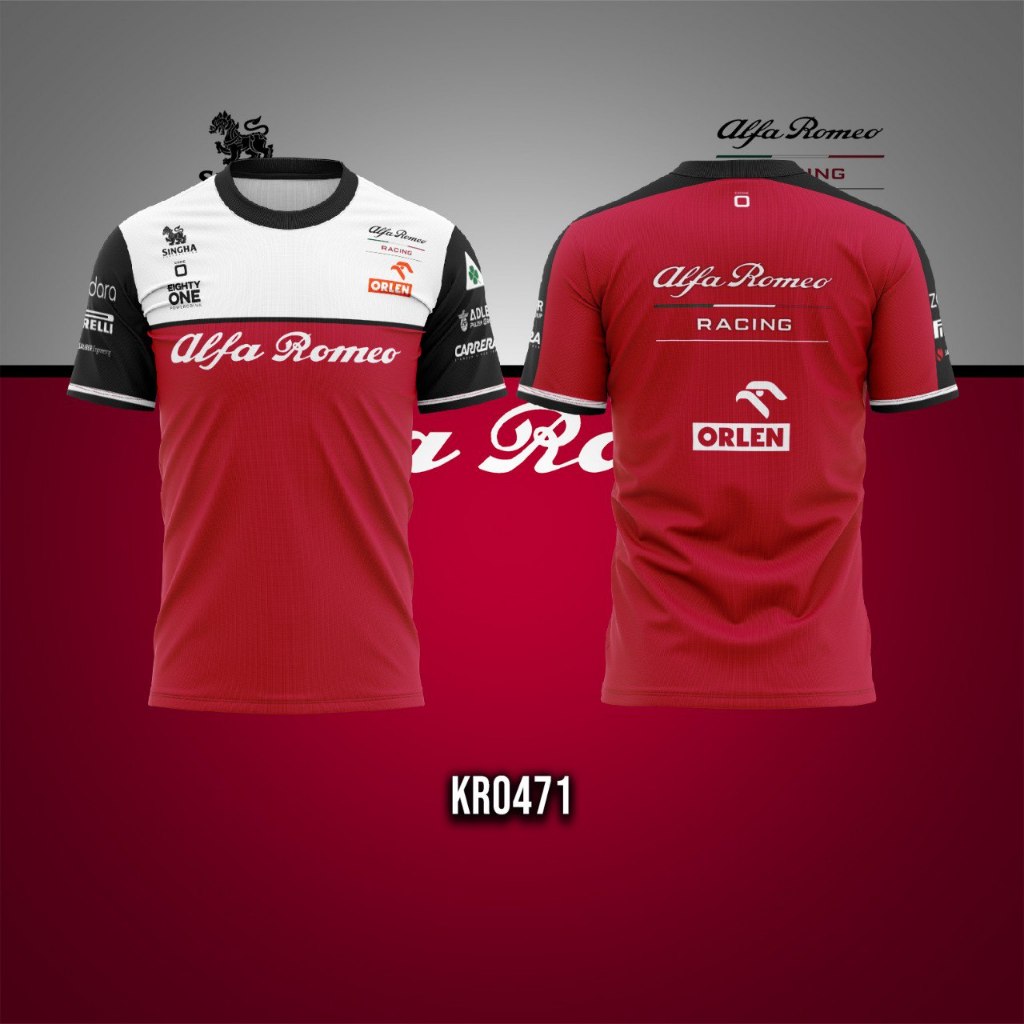Kaos Jersey F1 Alfa Romeo - KR0471