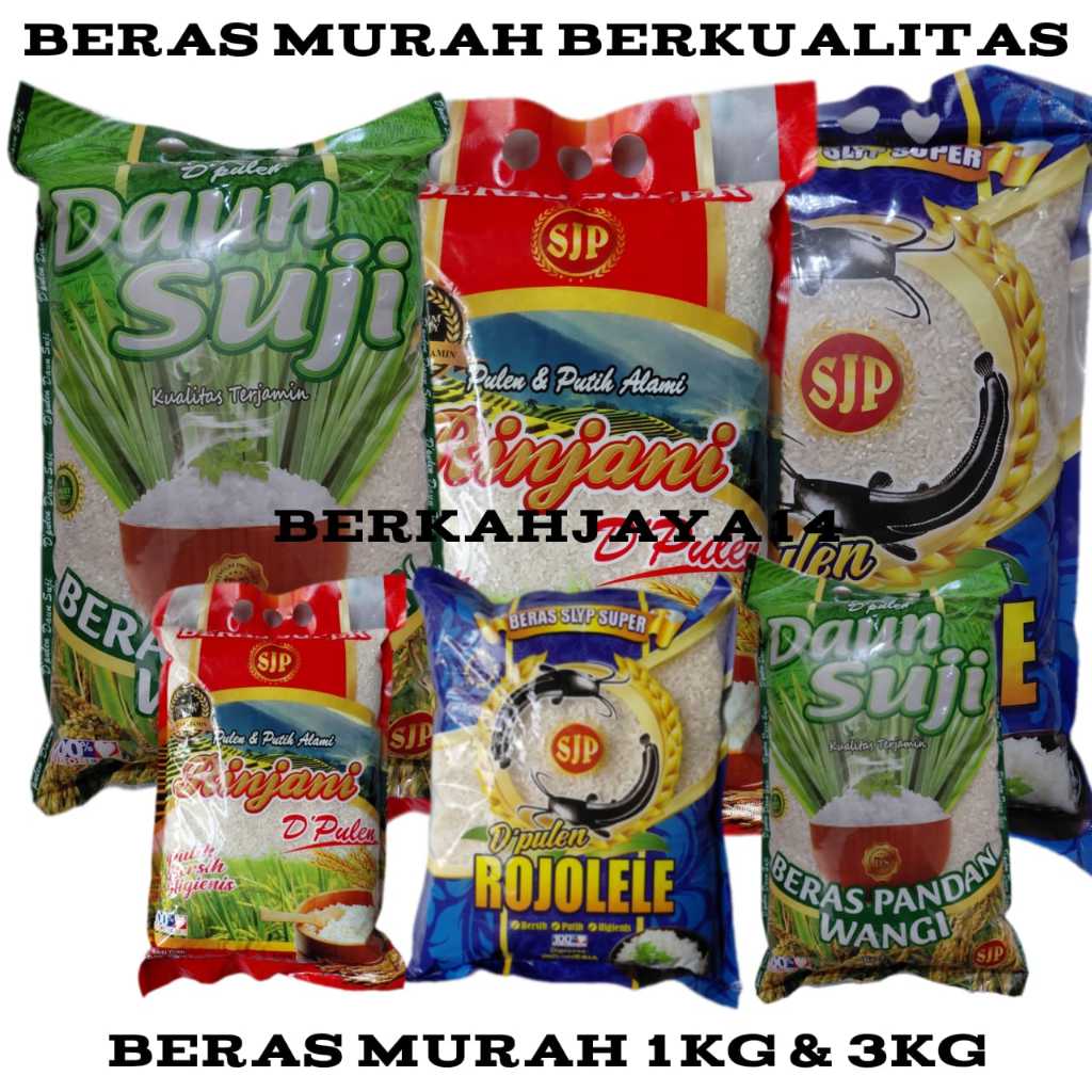 

Jual Beras 3KG & 1KG Murah Berkualitas.
