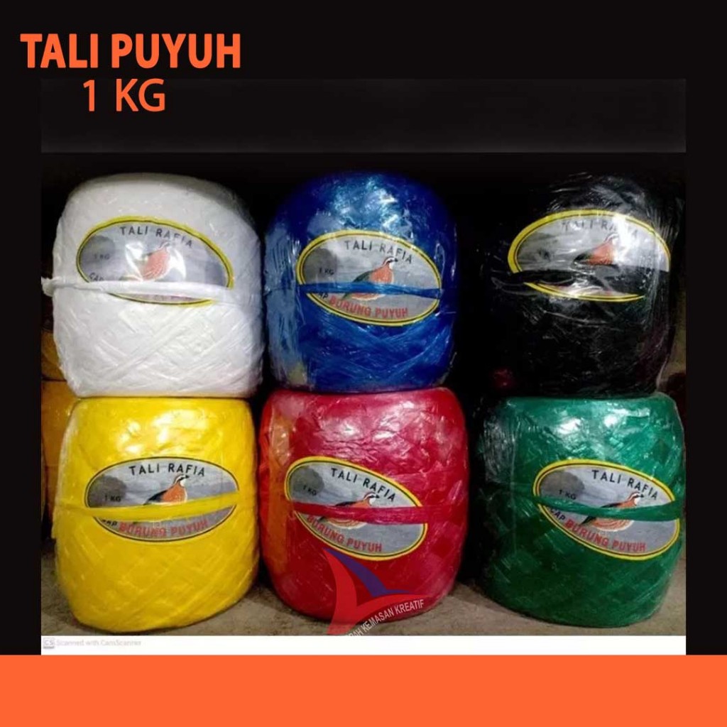 

Tali Rafia Cap Burung Puyuh 1 Kg / Rafia burung puyuh